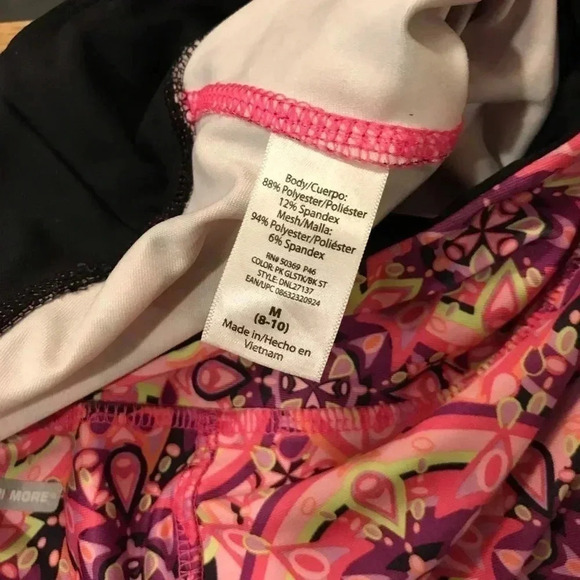 Womens Danskin Now Capri Leggings Pink Boho - Picture 8 of 12